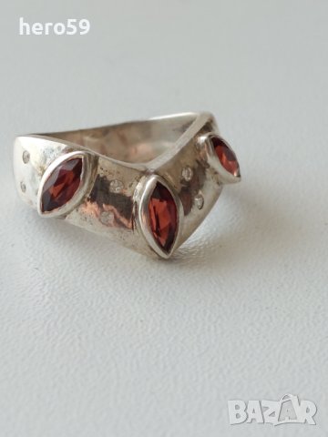 Дамски сребърни пръстени, снимка 14 - Пръстени - 41394002