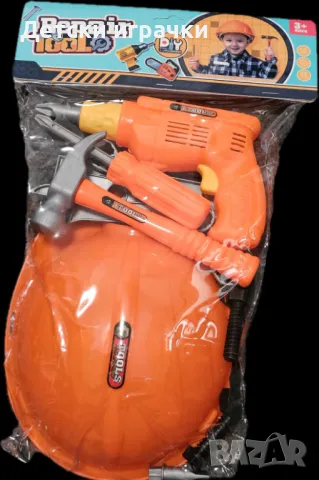 Инструменти с каска и винтоверт комплект 