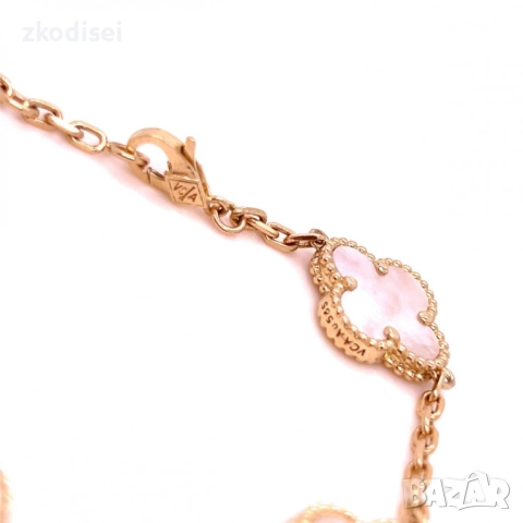 Златна мъжка гривна Cleef 10,16гр. 20,5см. 14кр. проба:585 модел:33700-3, снимка 2 - Гривни - 51650675