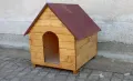 Дървена къща за кучета , средни и големи породи кучета , къща куче от дърво, кучешка къща, снимка 1