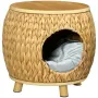 Котешка пещера Pawhut, изработена от воден зюмбюл, снимка 7