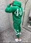 Мъжки топъл ватиран екип в зелен цвят , снимка 2