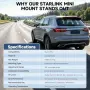 Нов държач Starlink Mini Car Mount автомобилна стойка с вендуза за табло стъкло, снимка 7