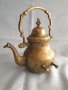 Античен лят масивен бронзов чайник , снимка 1 - Антикварни и старинни предмети - 40934650