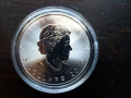 1 унция сребро Maple Leaf, снимка 2
