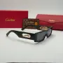 Слънчеви очила Cartier Panther Edition правоъгълни нови, черно и бяло, снимка 5