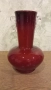 Ваза червено стъкло , снимка 2