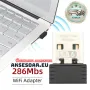 Мини USB Wi-Fi 6 адаптер AX286 WIRELESS Мрежова карта Mini USB Dongle 2.4GHz 802.11AX за интернет, снимка 5