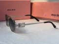 Miu 2024 дамски слънчеви очила елипса овални кръгли 4 цвята, снимка 16
