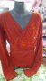 Продавам дамска блуза, цвят керемида., снимка 1 - Блузи с дълъг ръкав и пуловери - 41811934