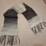 Сив меланж плетиво Шал, снимка 1