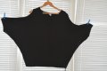Пролетно - есенна черна блуза с голи рамене, снимка 1 - Блузи с дълъг ръкав и пуловери - 42109797