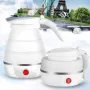 Електрическа кана туристическа- сгъваема - Mormark FOLDCOOK, 600W, 0.6л. Силиконова, Бяла, снимка 5