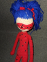 Плетена кукла калинката , снимка 4