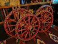 Рисувани колела от каруца , снимка 3