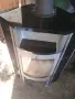 качествена немска камина/печка на дърва HARK с масивна облицовка от черен естествен камък., снимка 3