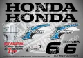HONDA 25 hp Хонда извънбордови двигател стикери надписи лодка яхта, снимка 3