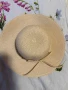 Лятна дамска шапка в бежов цвят с периферия, снимка 2