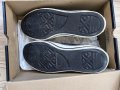 Дамски кецове CONVERSE оригинал, N'39, естествена кожа, сребристи т. сиви, много запазени, снимка 8