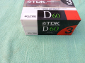 Нови TDK D60 Аудио касети 3 броя, снимка 2