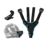 TELESIN Стойка за мотоциклетна каска GoPro mount монтаж държач без лепене за екшън камера , снимка 4