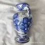 Ръчно рисувана и изпечена глинена ваза, снимка 4