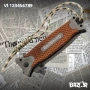 Сгъваем автоматичен нож Browning 364 (кафяв) -88х220 , снимка 2