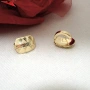Обеци с 14К златно покритие 2141883, снимка 3