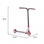 Тротинетка Stunt Rebel червен, снимка 2