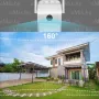 WIFI камера - прожектор, 2MP, Външен монтаж, снимка 5