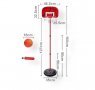 Баскетболен кош със стойка, регулируем от 50 до 160 см