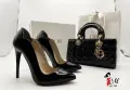 Christian Louboutin Дамски Лачени Обувки С Висок Ток d'Orsay И Червена Подметка-4 Цвята Код SEM-683, снимка 3