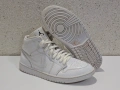 Nike Air Jordan 1 Mid White Snakeskin - 44.5, снимка 14