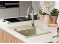 Кухненска мивка от Гранит модел Милано 620 x 500 mm бежов, снимка 6