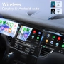 Rimoody Двудиново безжично Carplay/Android Auto автомобилно стерео, 7", снимка 2