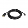 Кабел DeTech Mini DP - HDMI M/M, 14+1 cooper, 5м, Черен, снимка 2