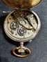 Швейцарски СРЕБЪРЕН джобен часовник 1901г. с позлата - 10 РУБИНА ПРОМОЦИЯ, снимка 9