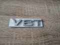 Ауди Audi V6T емблеми надписи сребристи, снимка 1