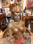 Голяма дървена скулптура / дърворезба на Богияна Парвати. №7813, снимка 2