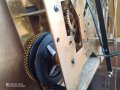 Стар паркетен часовник Tempus Fugit с махало и тежестти,Стар ретро винтидж арт старинен,Grandfather , снимка 2