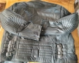 Винтидж Harley Davidson Мъжко черно кожено яке моторджиско Рокерия Л, снимка 2