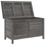 vidaXL Градинска ракла антрацит 99x49,5x58,5 см чам масив, снимка 3