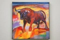 ''Бик- решителност, стабилност, сила'' / картина, оригинал /, снимка 1