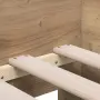 vidaXL Легло-диван с чекмедже Дъб 100 x 200 cm Инженерна дървесина, снимка 9