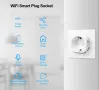 Таймер WiFi Smart Контакт с Вграден Електромер Пълен Контрол с Приложение на Телефона SmartLife Tuya, снимка 4