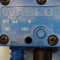 Пневматичен разпределител WABCO 572 740...0 24V DC, снимка 5 - Резервни части за машини - 40528373