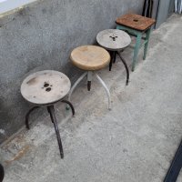 Индустриални столчета, снимка 2 - Антикварни и старинни предмети - 42531762