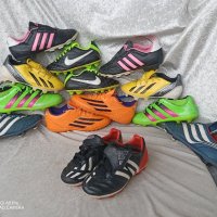 adidas® original, N- 27 - 28, черните футболни обувки бутонки, калеври, GOGOMOTO.BAZAR.BG®, снимка 1 - Детски маратонки - 39723857