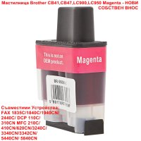 Мастилница Brother CB41,CB47,LC900,LC950 Magenta - НОВИ, снимка 1 - Консумативи за принтери - 41803618