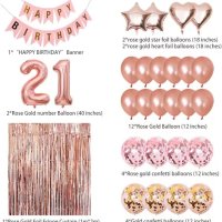 Нов Комплект декорации / украса за рожден ден Парти Балони 21 години, снимка 2 - Други - 41292050